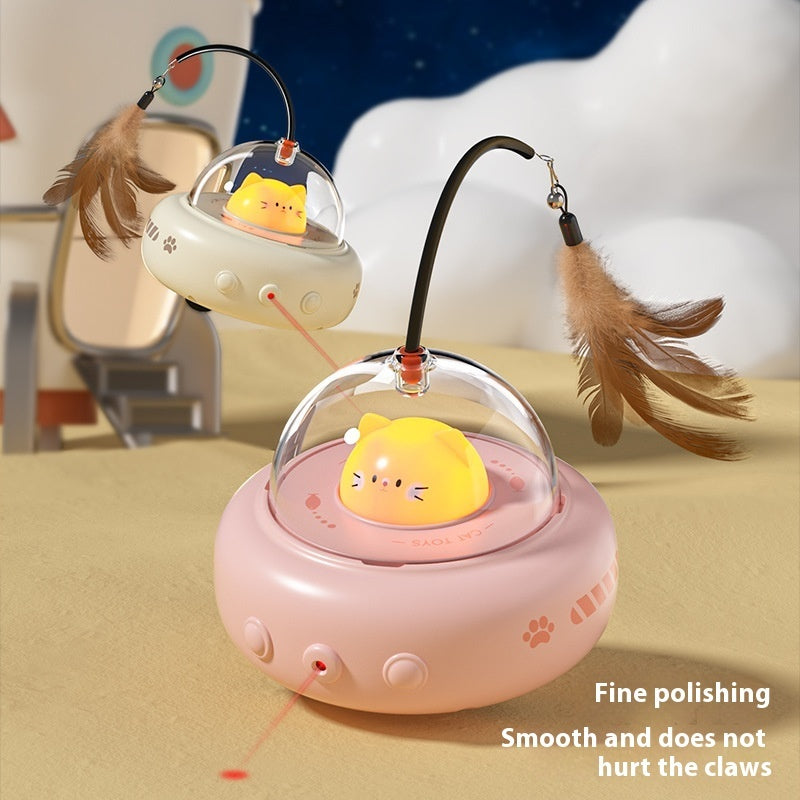 Automatic Laser Cat Toy with 360° Rotation Laser Cat Toy – Endless Self-Play Fun