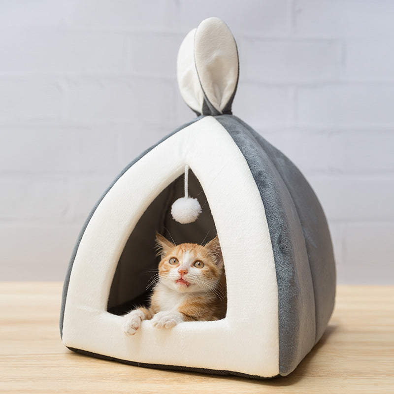 Bunny Cozy House & Pet Bed Villa Cats and Dogs