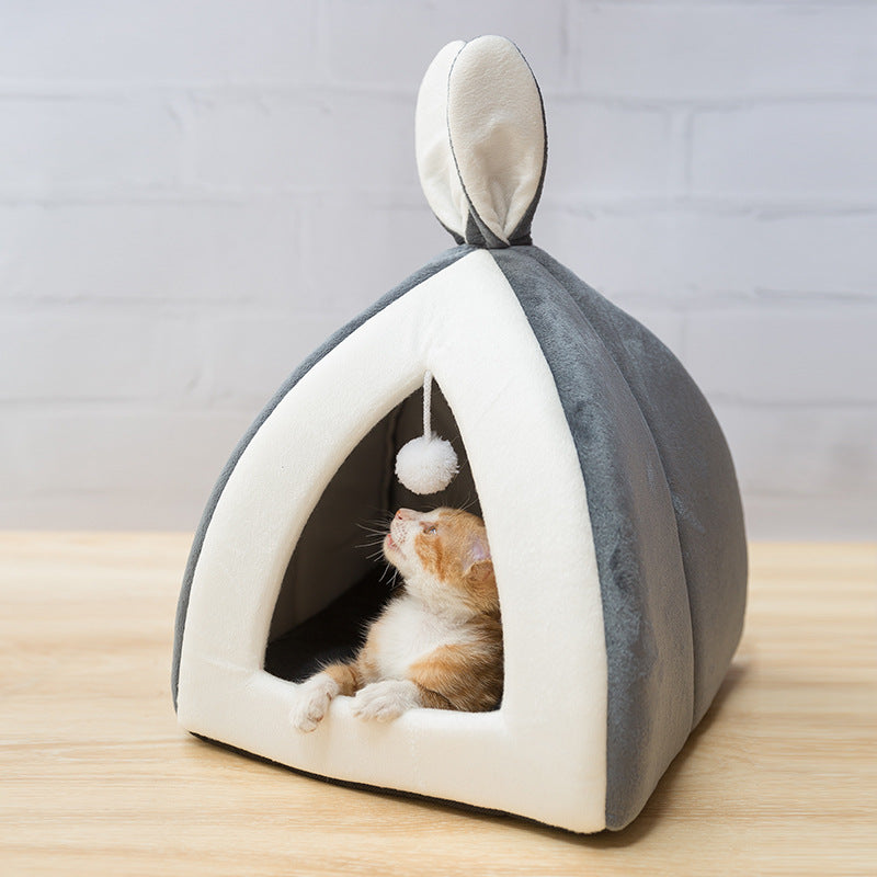 Bunny Cozy House & Pet Bed Villa Cats and Dogs
