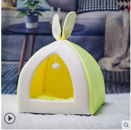 Bunny Cozy House & Pet Bed Villa Cats and Dogs