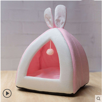 Bunny Cozy House & Pet Bed Villa Cats and Dogs