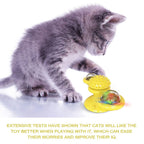 Cat Rotating Windmill Toys Itch Scratching Device Teeth Shining Toy