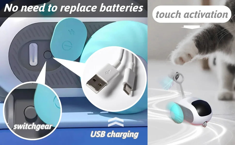 Remote Pets Toy For Puppy and Kitten Training Rechargeable