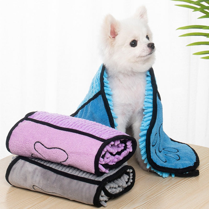 Super Absorbent Dog Bathrobe Microfiber Bath Towel