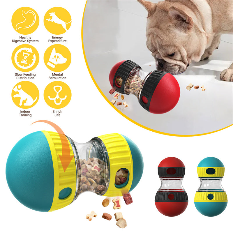 Dog Tumbler Leaky Food Ball Puzzle Toy