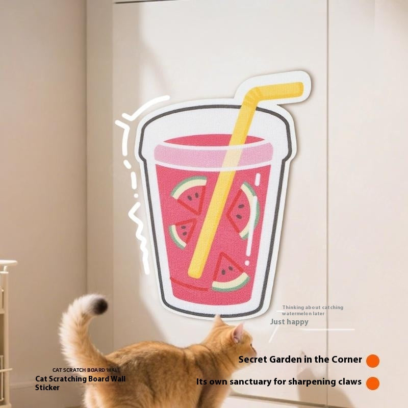 Self-Adhesive Cat Scratch Board – Decorative Claw New Toy
