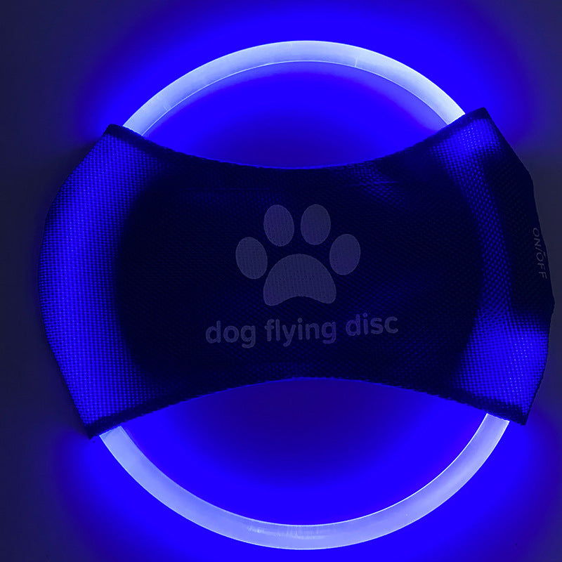 Dog Flying Glowing LED Discs Toy