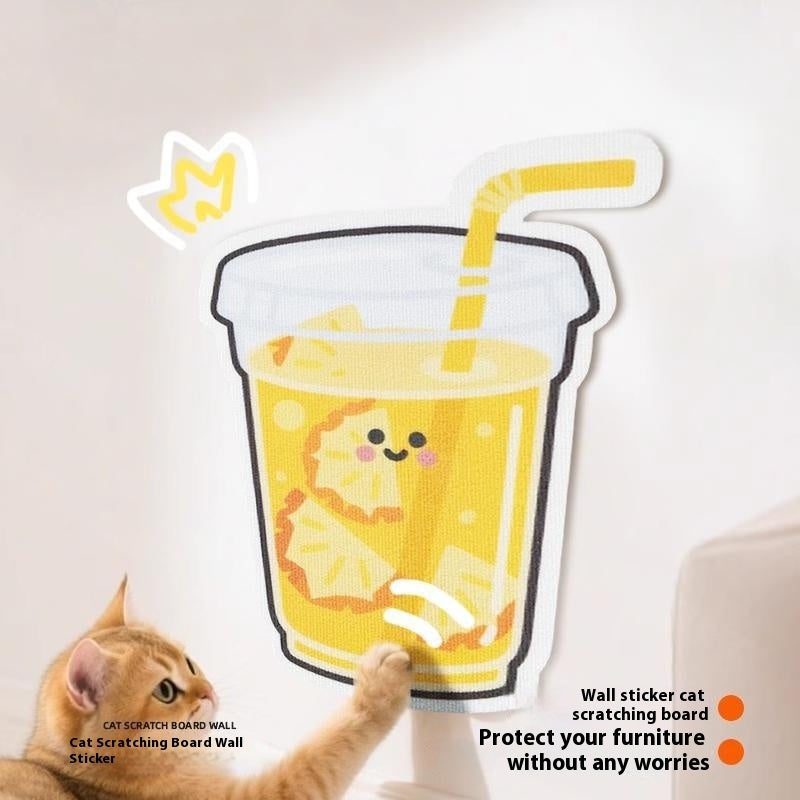 Self-Adhesive Cat Scratch Board – Decorative Claw New Toy