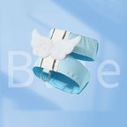 White Angel Wings Cat Leash Set