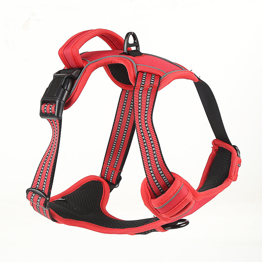 Breathable Night Safety Harness- Reflective No-Pull Dog Vest