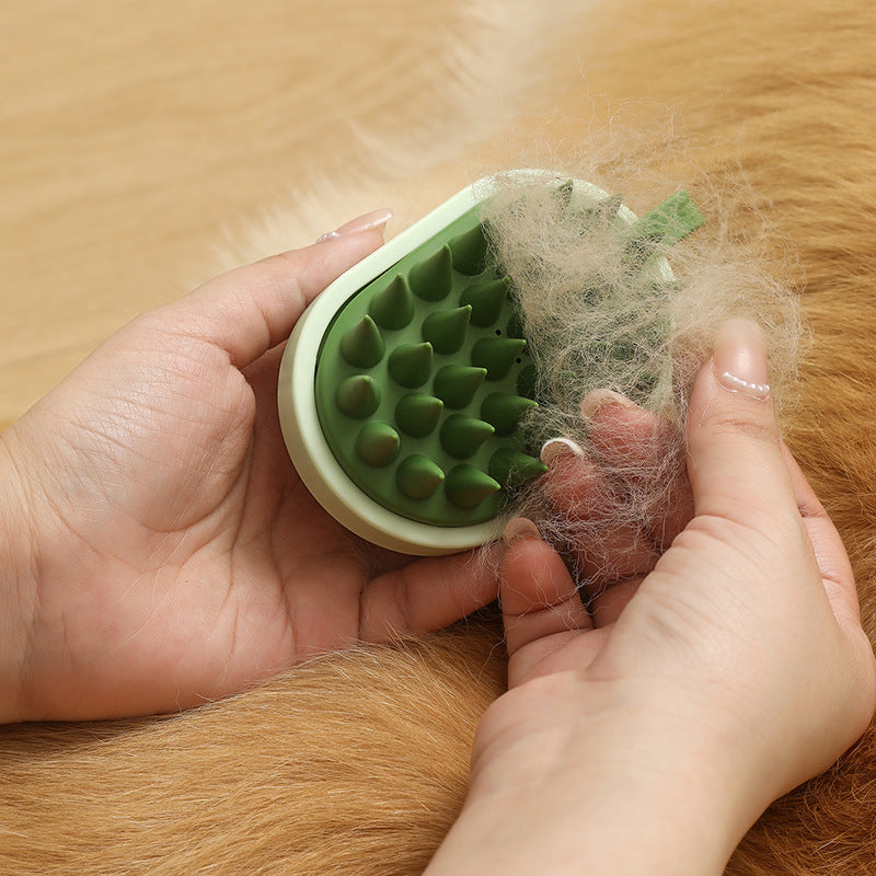 Soft Silicone Bath Shower Massage Brush For Dogs