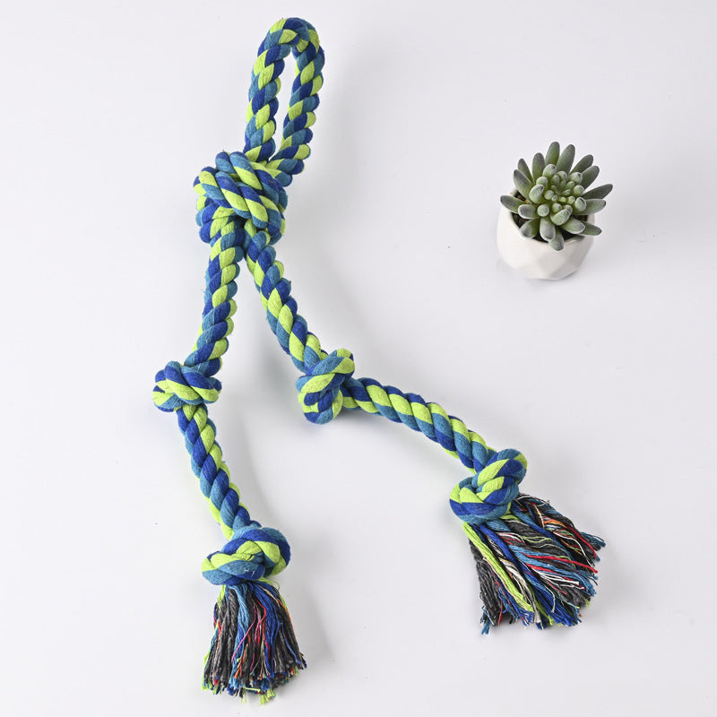 Heavy Duty Tug Rope Toy - Cotton Rope for Interactive Play & Bonding | For All Dog Sizes