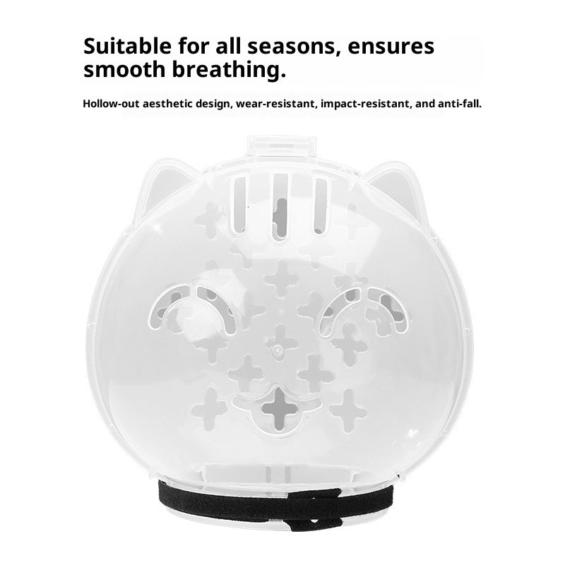 Cat Transparent Muzzle with Breathable Hood Anti-Scratch & Bite