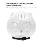 Cat Transparent Muzzle with Breathable Hood Anti-Scratch & Bite