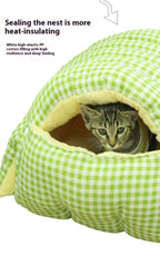 Privacy Enclosed Pets House Nest – Warm, Cozy &amp; Washable Pet Bed