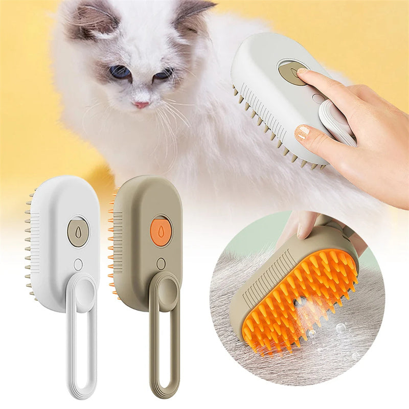 Grooming Steam Spray Pets Comb 3 In 1 Hair Removal Pet Products