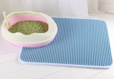 Double Layer Cat Litter Mat – Waterproof Honeycomb EVA Easy Clean Trapper