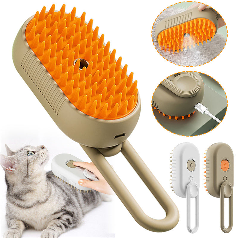 Grooming Steam Spray Pets Comb 3 In 1 Hair Removal Pet Products