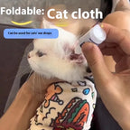 Foldable Pet Grooming Cloth – Ear Cleaning, Massage & Hygiene Towel for Cats & Dogs