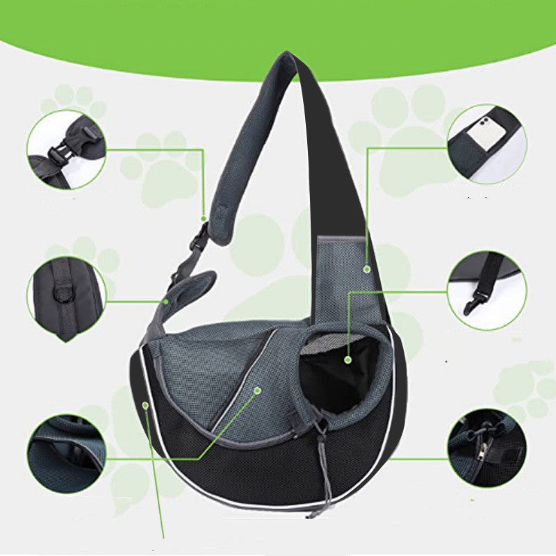 Outdoor Portable Crossbody Bag For Pets