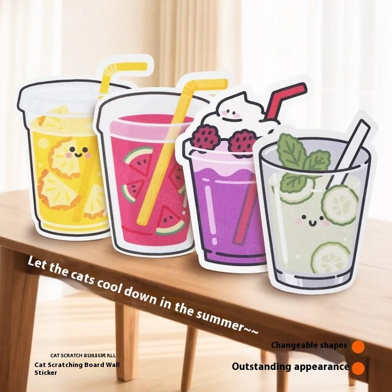 Self-Adhesive Cat Scratch Board – Decorative Claw New Toy