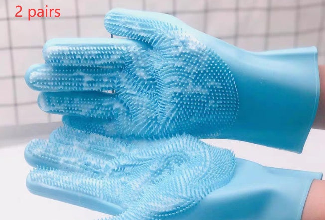 Silicone Cat Grooming Gloves