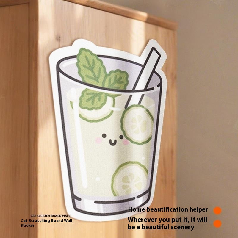 Self-Adhesive Cat Scratch Board – Decorative Claw New Toy