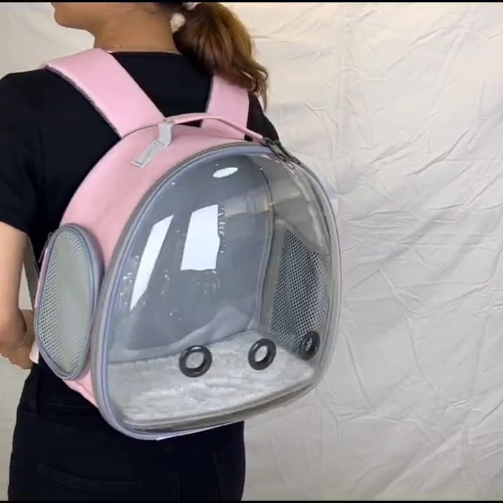 Breathable Transparent Backpack – Lightweight Travel Backpack Pets, Cats & Dogs