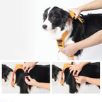 Retractable Dog Harness Vest Explosion-Proof Breathable Adjustable Safety Walking Harness