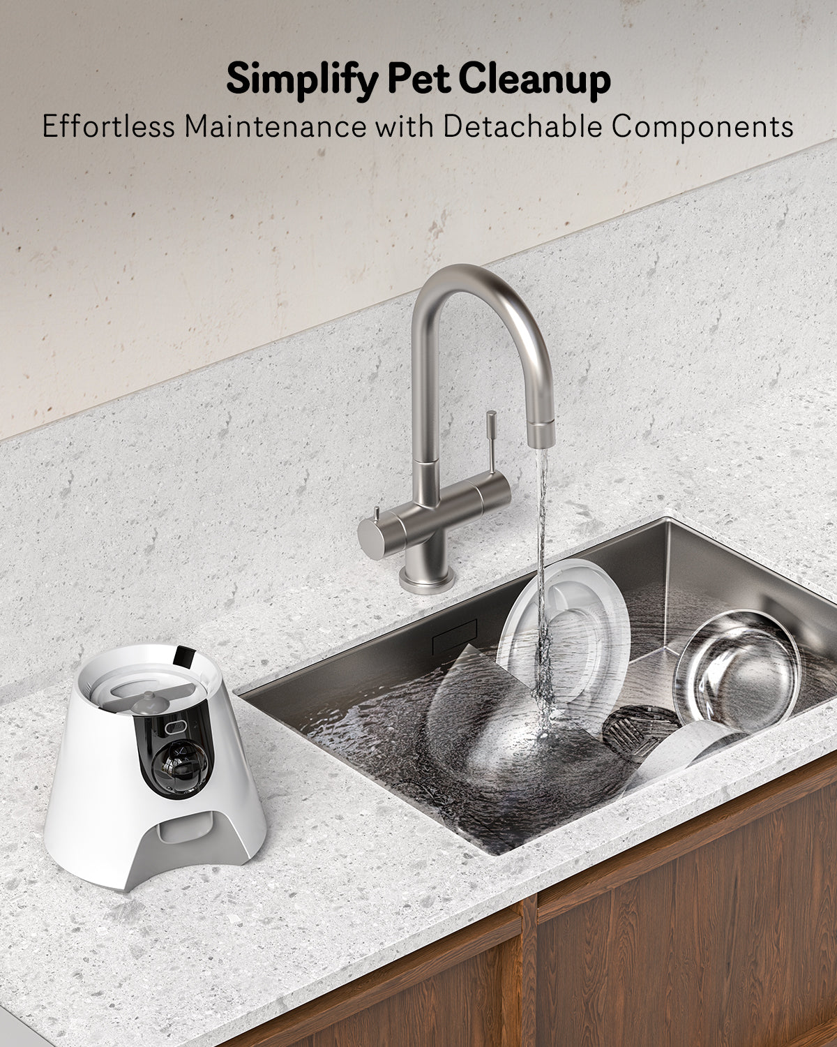 5G Cat Automatic Feeder with HD Camera Night Vision and Voice Recording