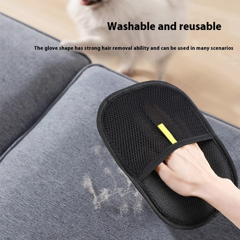 Pet Hair Remover Grooming – Dual-Sided Deshedding Glove for Dogs, Cats